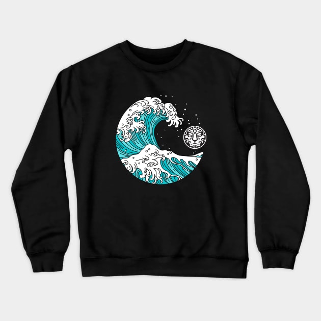 Jinrai: High Tide Crewneck Sweatshirt by Mister Jinrai